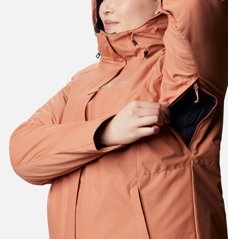 Women's Whirlibird IV Interchange Jacket - Plus Size, Color: Nova Pink Crossdye, image 7