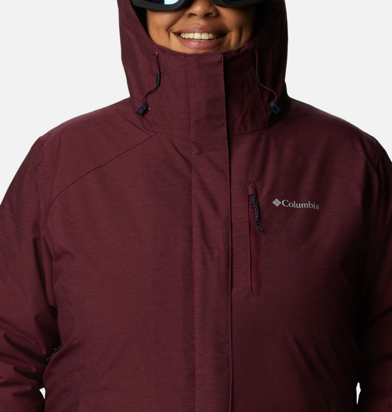 Women's Whirlibird IV Interchange Jacket - Plus Size, Color: Marionberry Crossdye, image 4