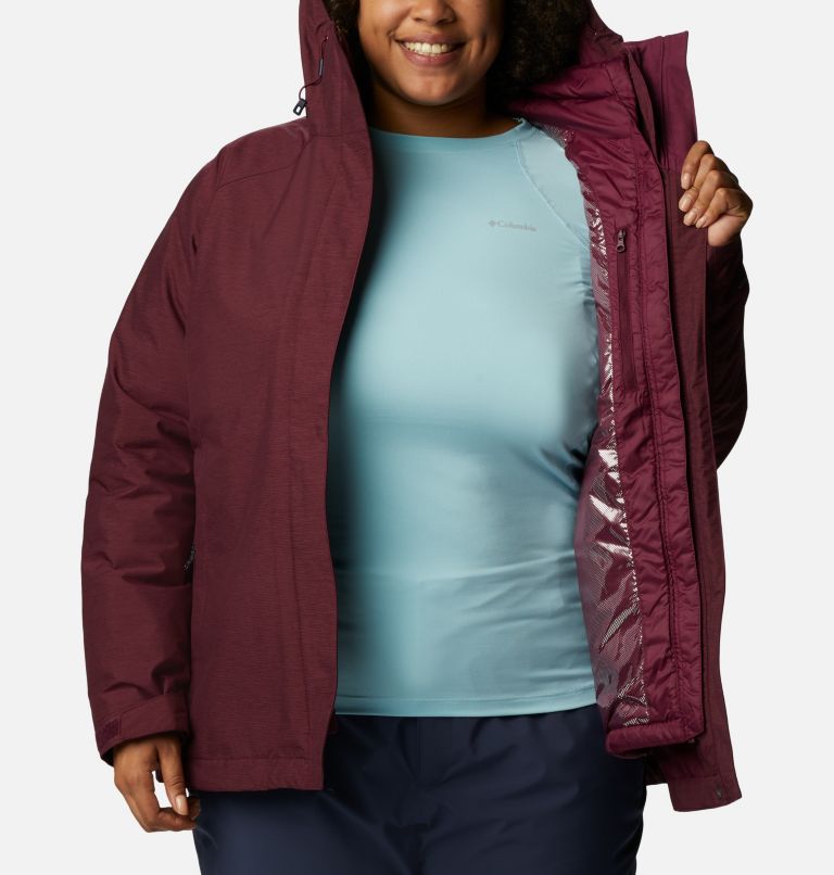 Women's Whirlibird IV Interchange Jacket - Plus Size, Color: Marionberry Crossdye, image 5