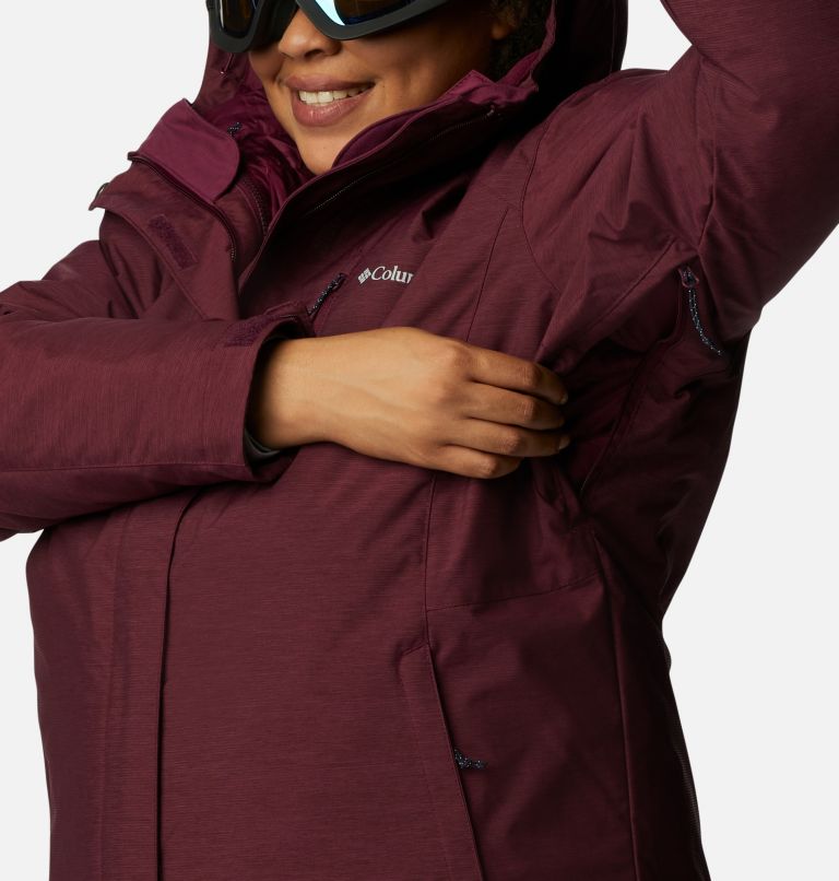 Thumbnail: Women's Whirlibird IV Interchange Jacket - Plus Size, Color: Marionberry Crossdye, image 8