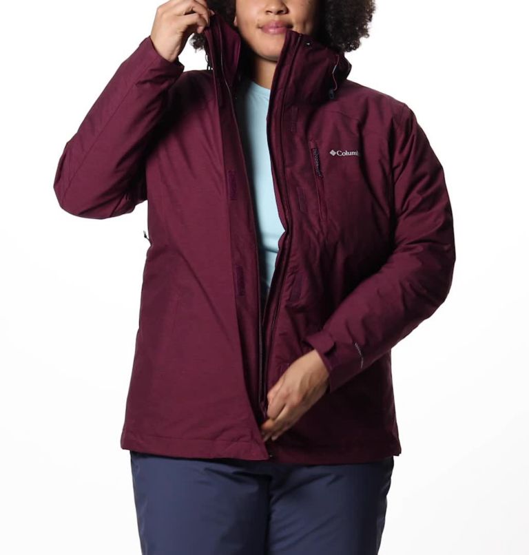 Women's Whirlibird IV Interchange Jacket - Plus Size, Color: Marionberry Crossdye
