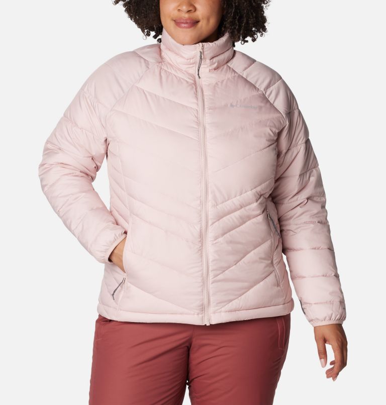 Thumbnail: Women's Whirlibird IV Interchange Jacket - Plus Size, Color: Dusty Pink Flurries Print, image 10