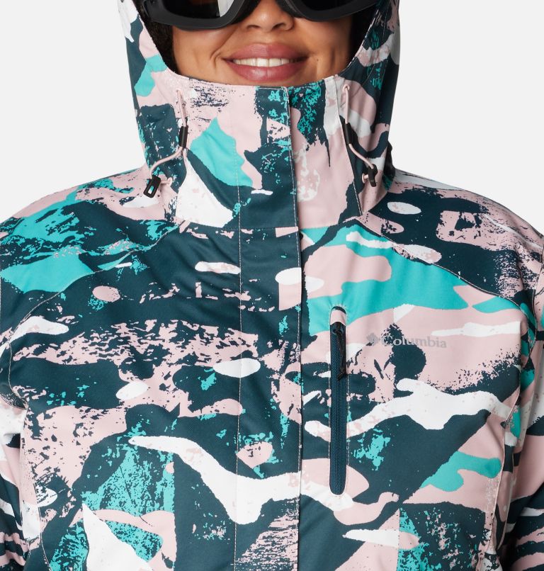 Whirlibird IV Interchange Jacket | 627 | 2X, Color: Dusty Pink Geoglacial Print, image 4
