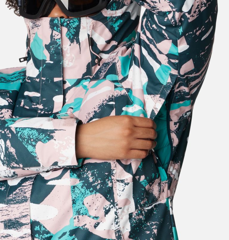 Whirlibird IV Interchange Jacket | 627 | 2X, Color: Dusty Pink Geoglacial Print, image 7