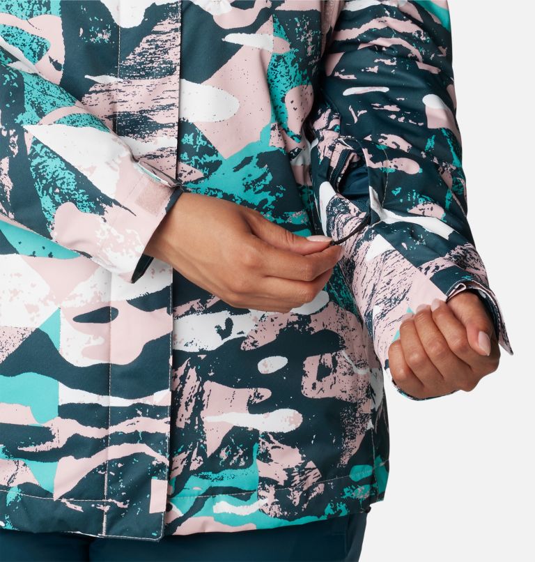 Whirlibird IV Interchange Jacket | 627 | 2X, Color: Dusty Pink Geoglacial Print, image 8