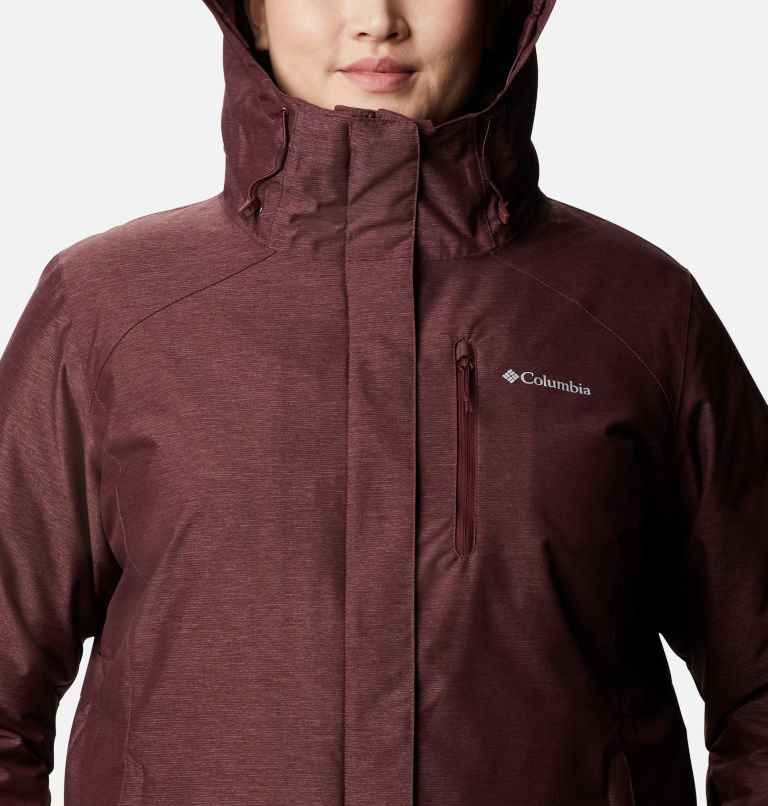 Manteau Interchange Whirlibird IV Femme - Grandes tailles, Color: Malbec Crossdye, image 4