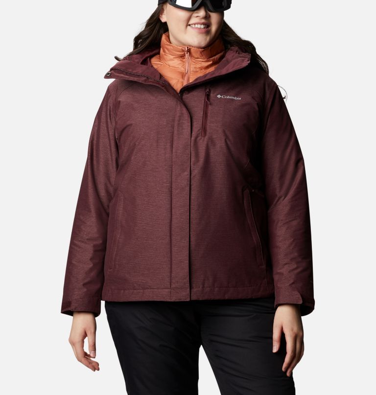 Manteau Interchange Whirlibird IV Femme - Grandes tailles, Color: Malbec Crossdye, image 1