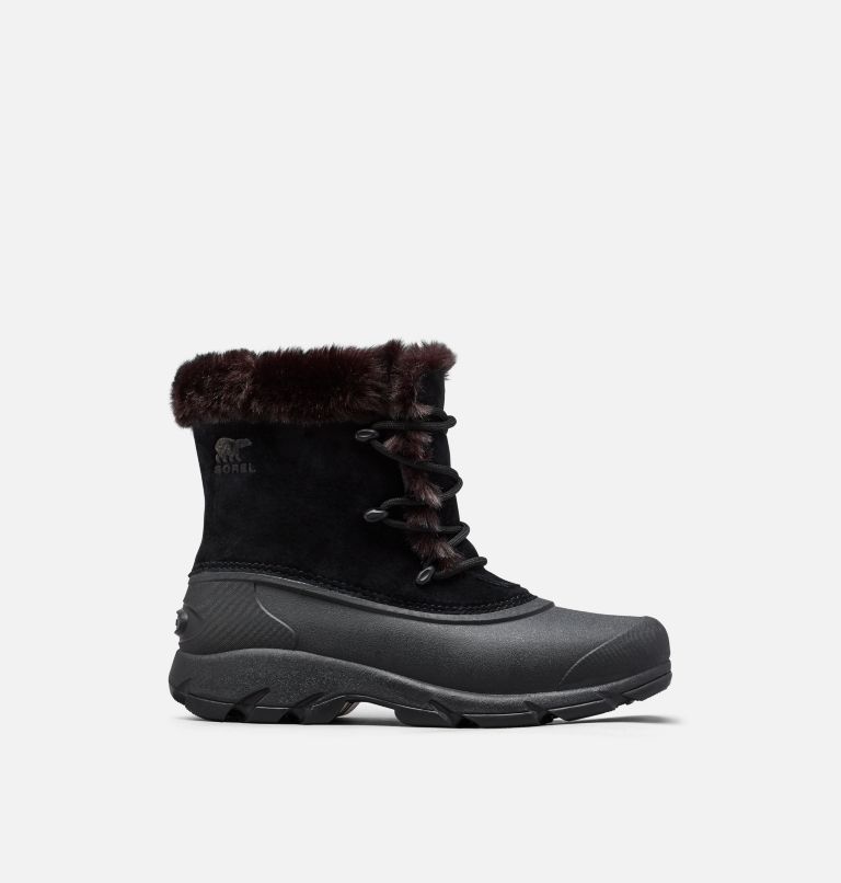 Womens snow on sale boots leather