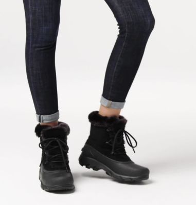 Womens black sorel store winter boots