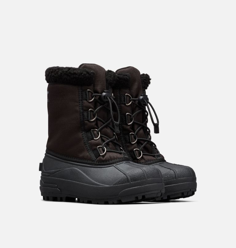 Youth Cumberland Snow Boot, Color: Black