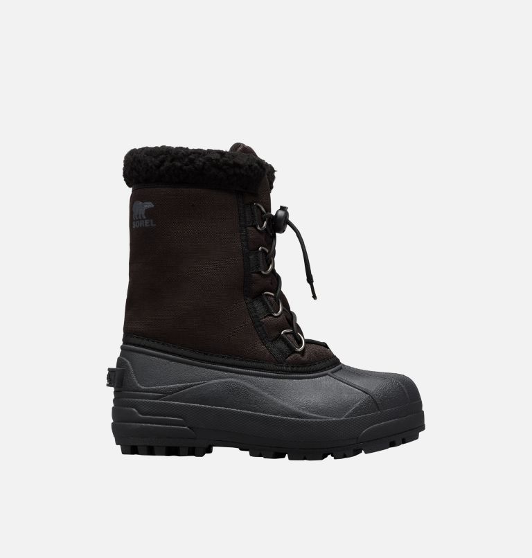 Youth Cumberland Snow Boot, Color: Black