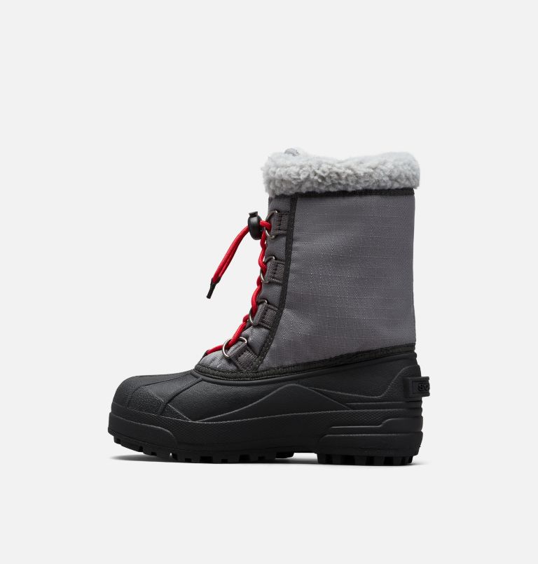 Youth Cumberland Snow Boot, Color: City Grey, Coal