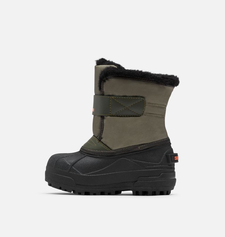 Thumbnail: Kids' Snow Commander Snow Boot, Color: Stone Green, Alpine Tundra, image 4
