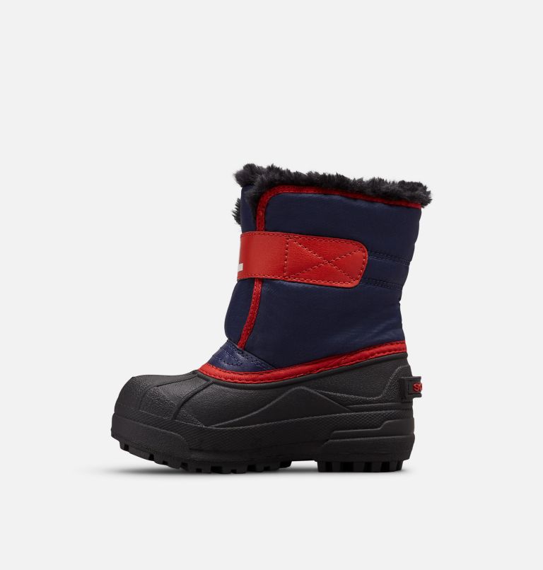 Children's Snow Commander Boot, Color: Nocturnal, Sail Red