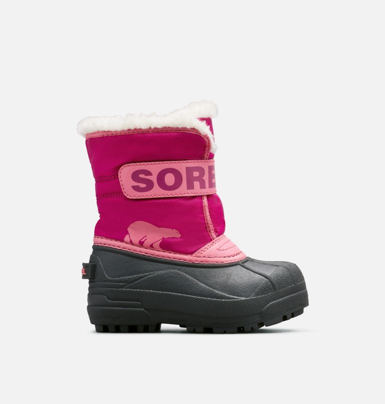 Children's Snow Commander Boot, Color: Tropic Pink, Deep Blush, image 1