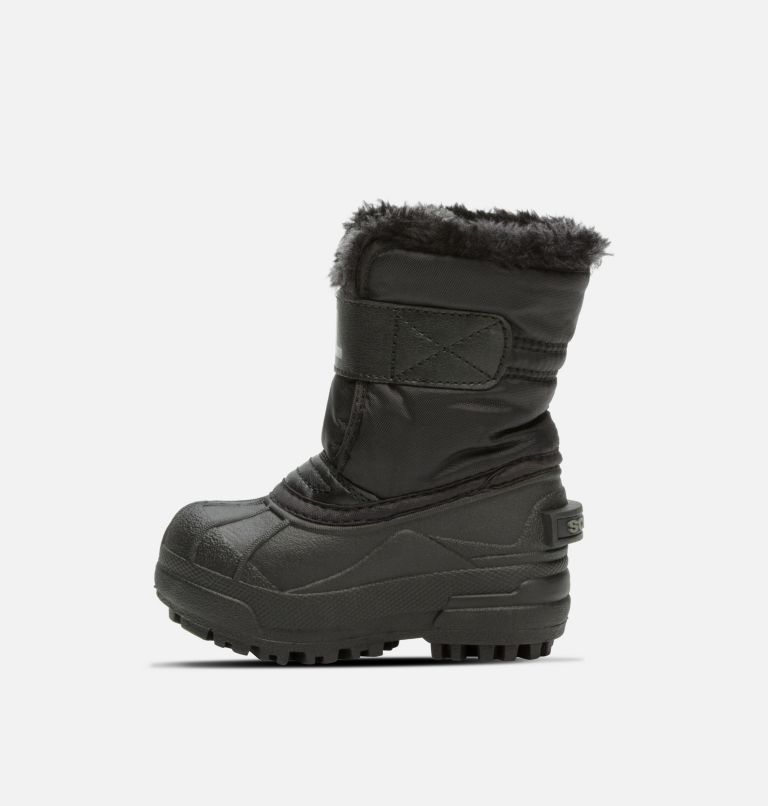Toddlers' Snow Commander Snow Boot, Color: Black, Charcoal, image 4