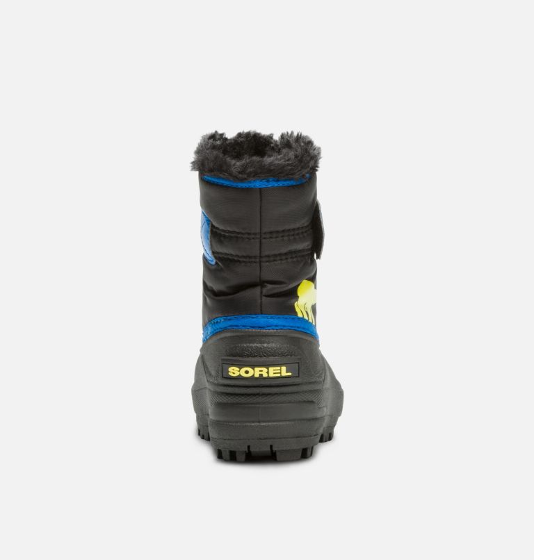 Toddler Snow Commander Boot, Color: Black, Super Blue, image 3