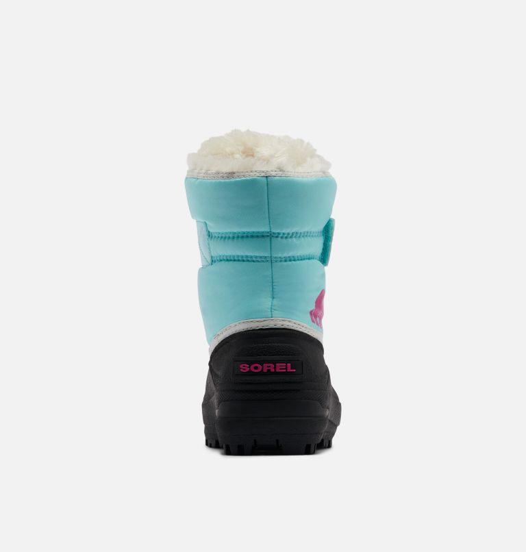 Toddlers' Snow Commander Snow Boot, Color: Ocean Surf, Cactus Pink, image 3