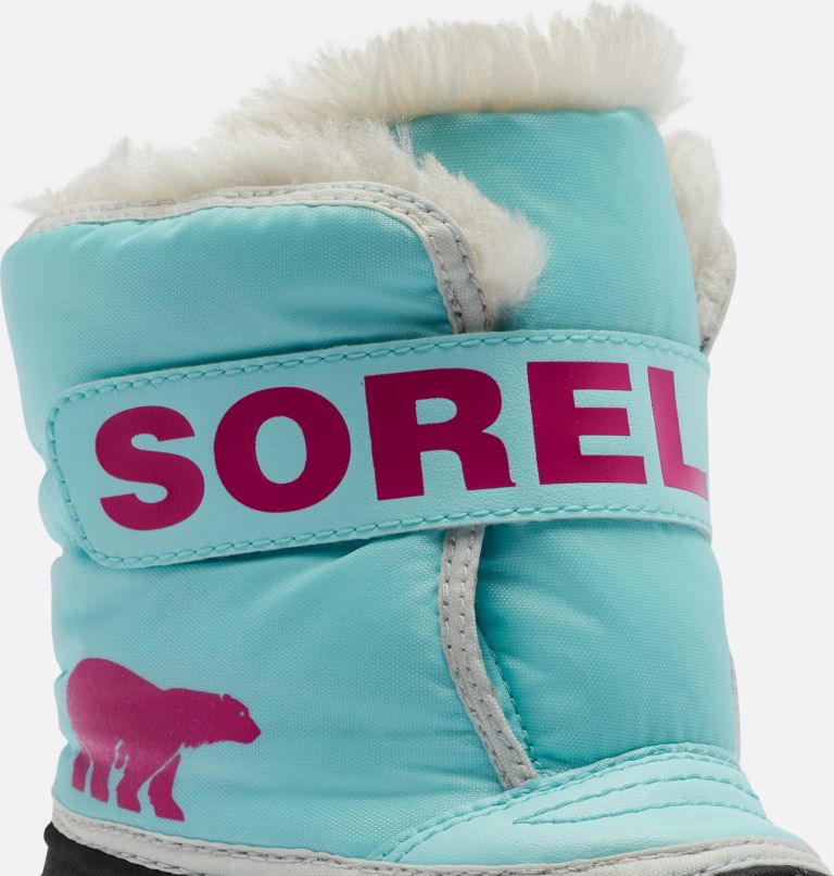 Thumbnail: Toddler Snow Commander Boot, Color: Ocean Surf, Cactus Pink, image 7