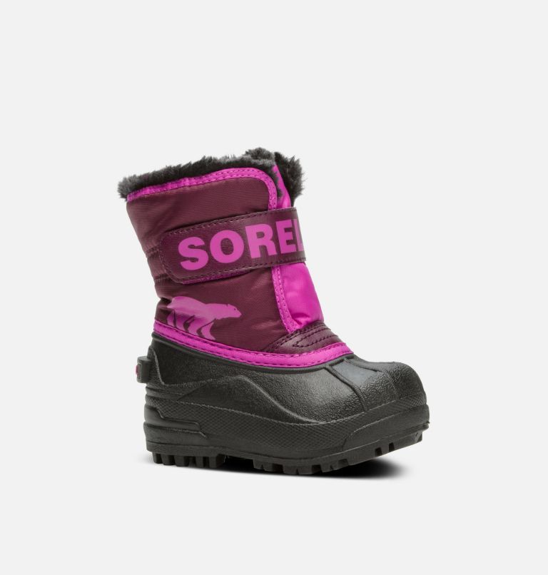 Toddler Snow Commander Boot, Color: Purple Dahlia, Groovy Pink, image 2