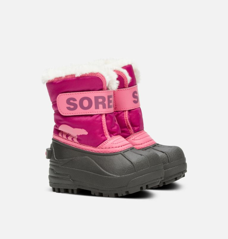 Thumbnail: Toddlers' Snow Commander Snow Boot, Color: Tropic Pink, Deep Blush, image 2