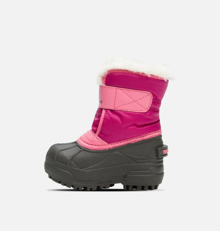 Thumbnail: Botte Snow Commander pour les tout-petits, Color: Tropic Pink, Deep Blush, image 4