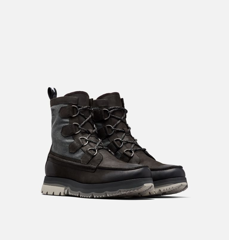 ATLIS&trade; CARIBOU WP | 010 | 13 Men's Atlis&trade; Caribou Waterproof, Black, Dove, 3/4 front