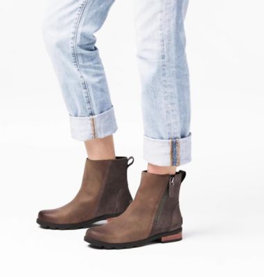 sorel emelie zip bootie