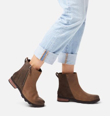 sorel emelie zip bootie
