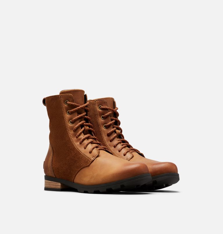 Sorel emelie lace up boots online