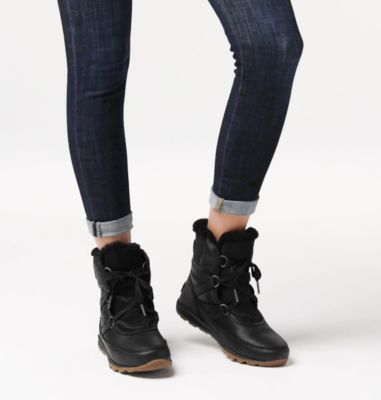 sorel whitney short lace premium boot