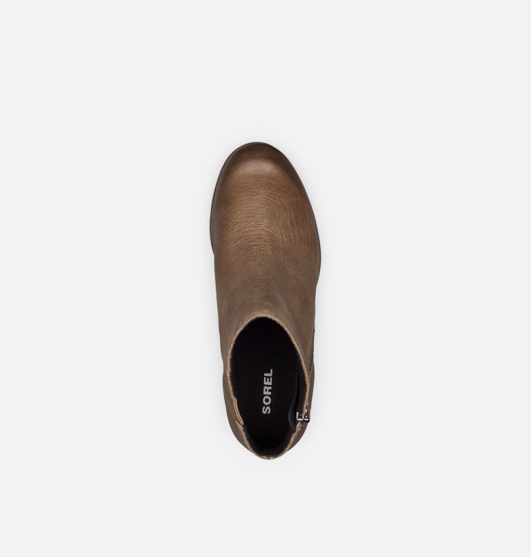 Women's Joan Of Arctic Wedge II Zip Bootie , Color: Ash Brown, image 5