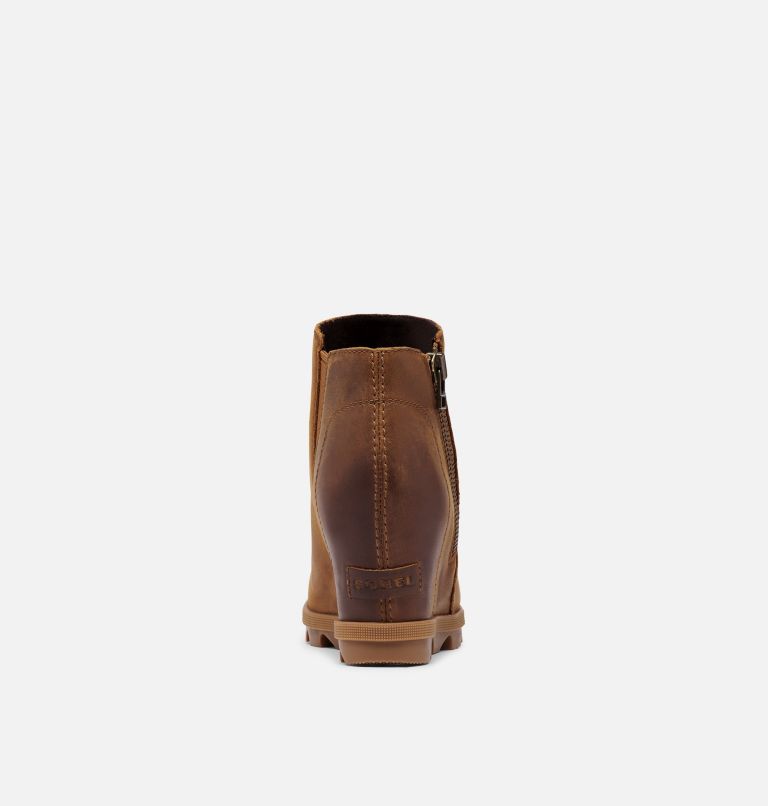 Women's Joan Of Arctic Wedge II Zip Bootie , Color: Velvet Tan, image 3