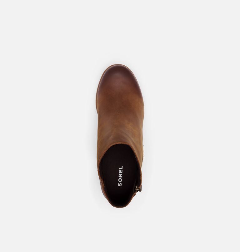 Women's Joan Of Arctic Wedge II Zip Bootie , Color: Velvet Tan, image 5