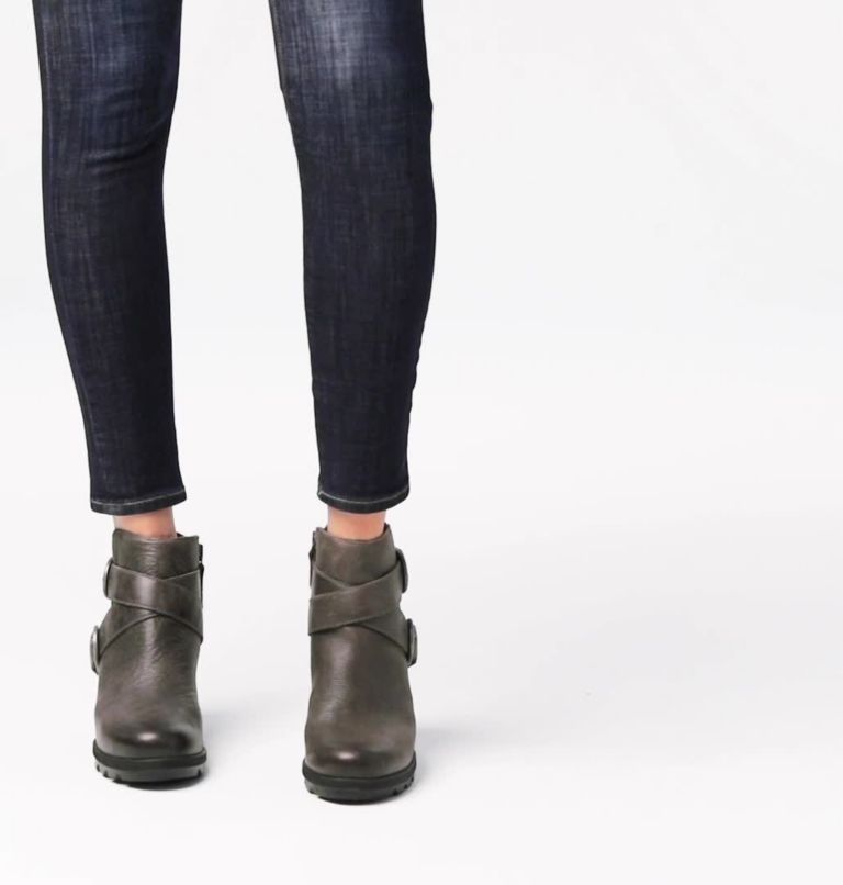 JOAN OF ARCTIC WEDGE II BUCKLE | 052 | 12, Color: Quarry