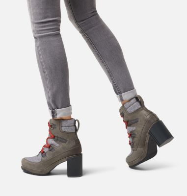 sorel lace up booties