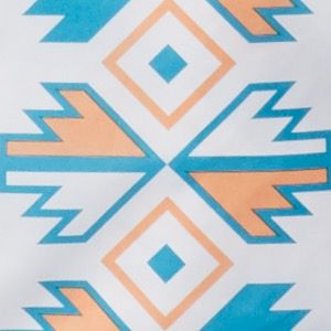 White SW Blocks Print