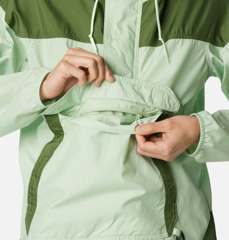 Mint sales green windbreaker