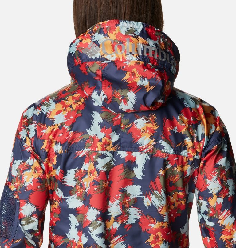 Coupe-vent Challenger Femme, Color: Nocturnal Typhoon Blooms Print, image 5