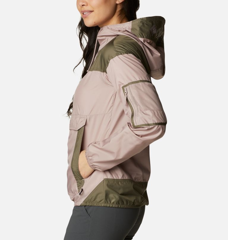 Challenger Windbreaker | 649 | L, Color: Mauve Vapor, Stone Green, image 3