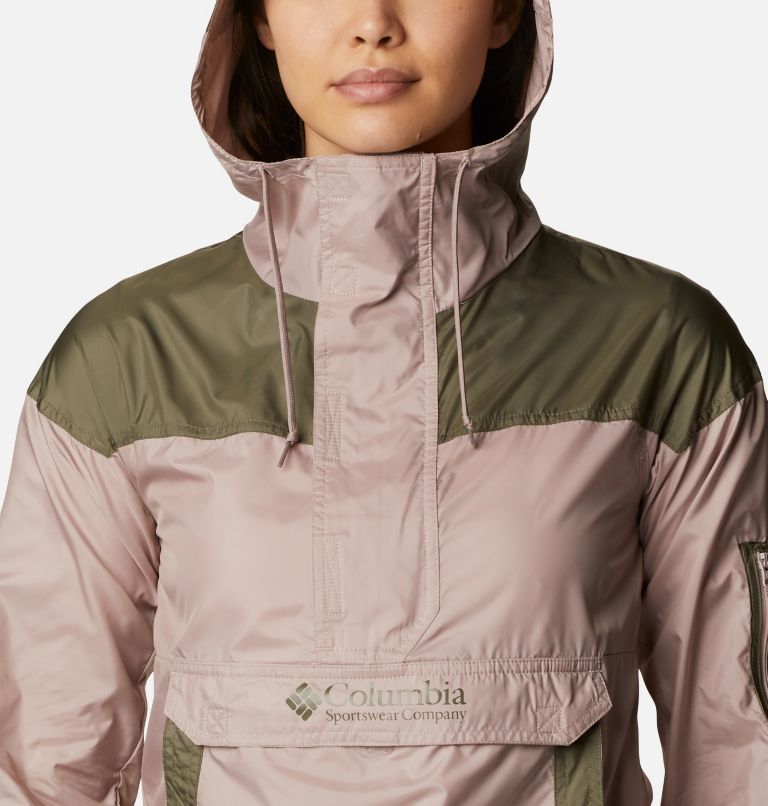 Challenger Windbreaker | 649 | L, Color: Mauve Vapor, Stone Green, image 4