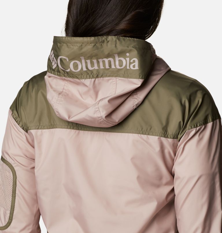 Challenger Windbreaker | 649 | L, Color: Mauve Vapor, Stone Green, image 5