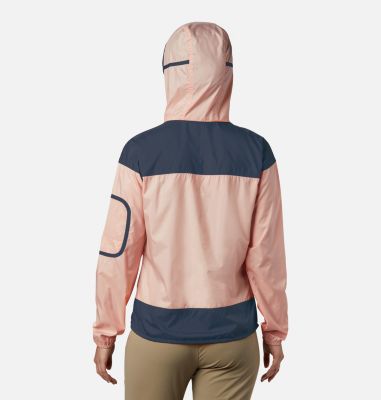 Women's Challenger&trade; Windbreaker Challenger&trade; Windbreaker | 010 | XL, Peach Cloud, Nocturnal, back