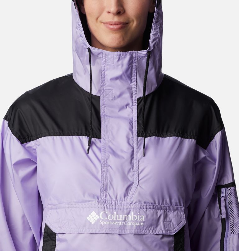 Columbia Flash Challenger Cropped Windbreaker Pale Lilac/Chalk Women's  Coats : Snowleader