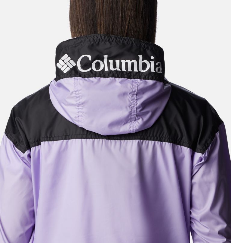 Columbia Challenger Mesh Lined Windbreaker In Pink, $95