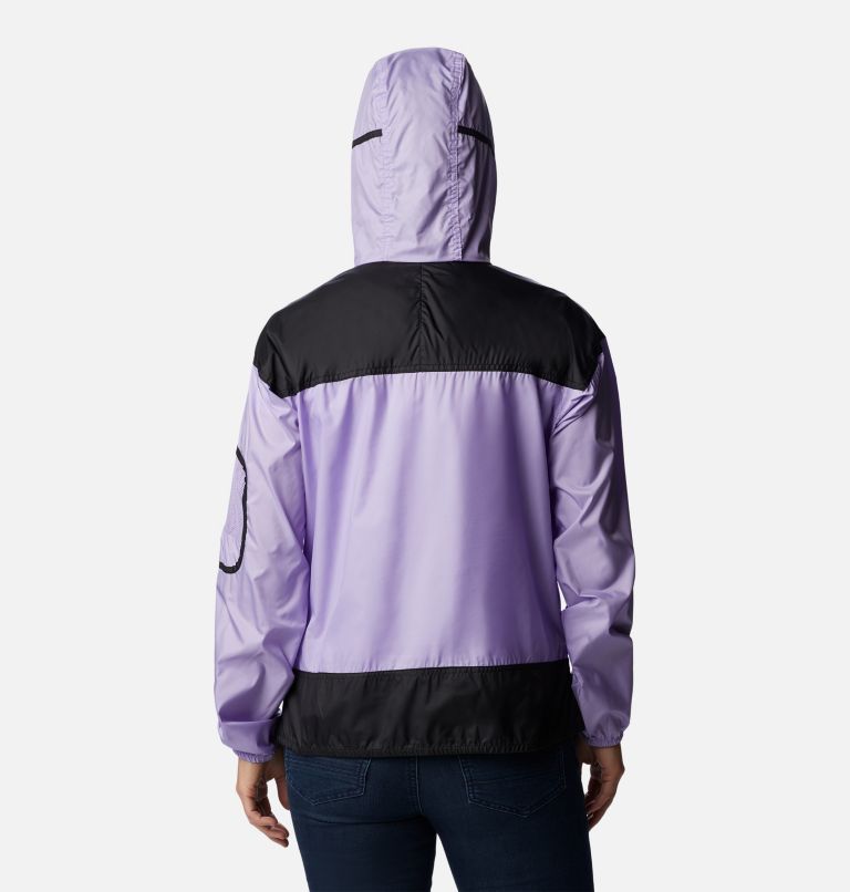 Thumbnail: Women's Challenger Windbreaker, Color: Frosted Purple, Black, image 2