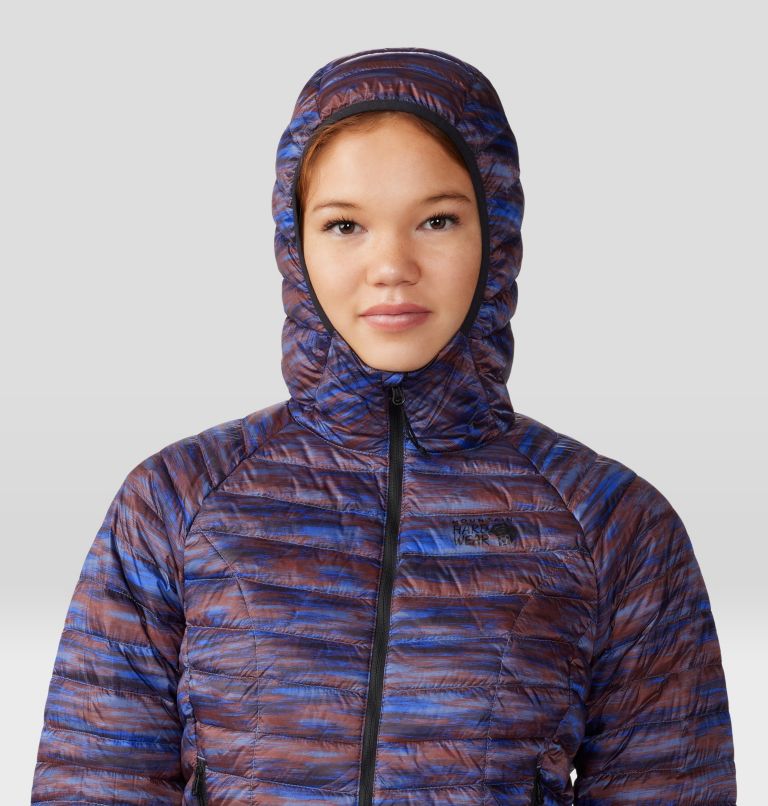 Thumbnail: Women's Ghost Whisperer/2 Hoody, Color: Blurple Frequency Print, image 4