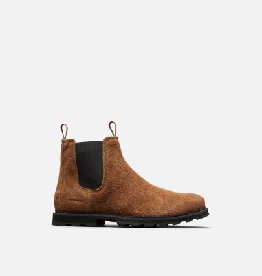 waterproof suede chelsea boots