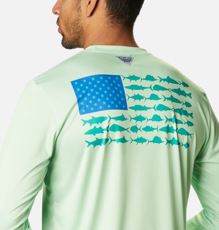 Terminal Tackle PFG Fish Flag LS | 372 | L, Color: Key West, Emerald Green, image 5