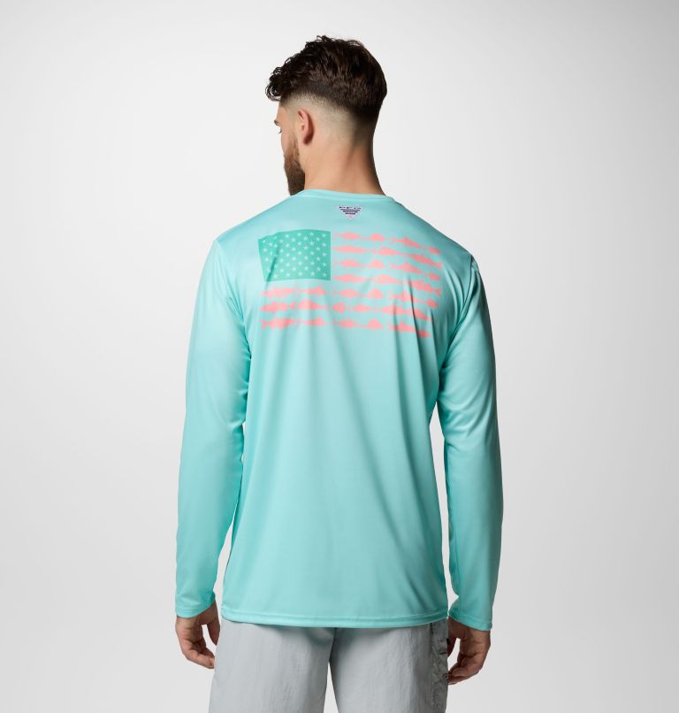 Men's Terminal Tackle PFG Fish Flag™ Long Sleeve Shirt | Columbia Sportswear Men's Terminal Tackle PFG Fish Flag™ Long Sleeve Shirt | Columbia Sportswear